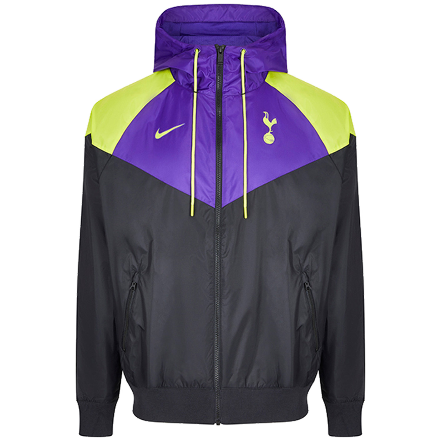 Nike Tottenham Hotspur Windrunner Coupe-Vent 2021-2022 Noir Mauve Vert Vif