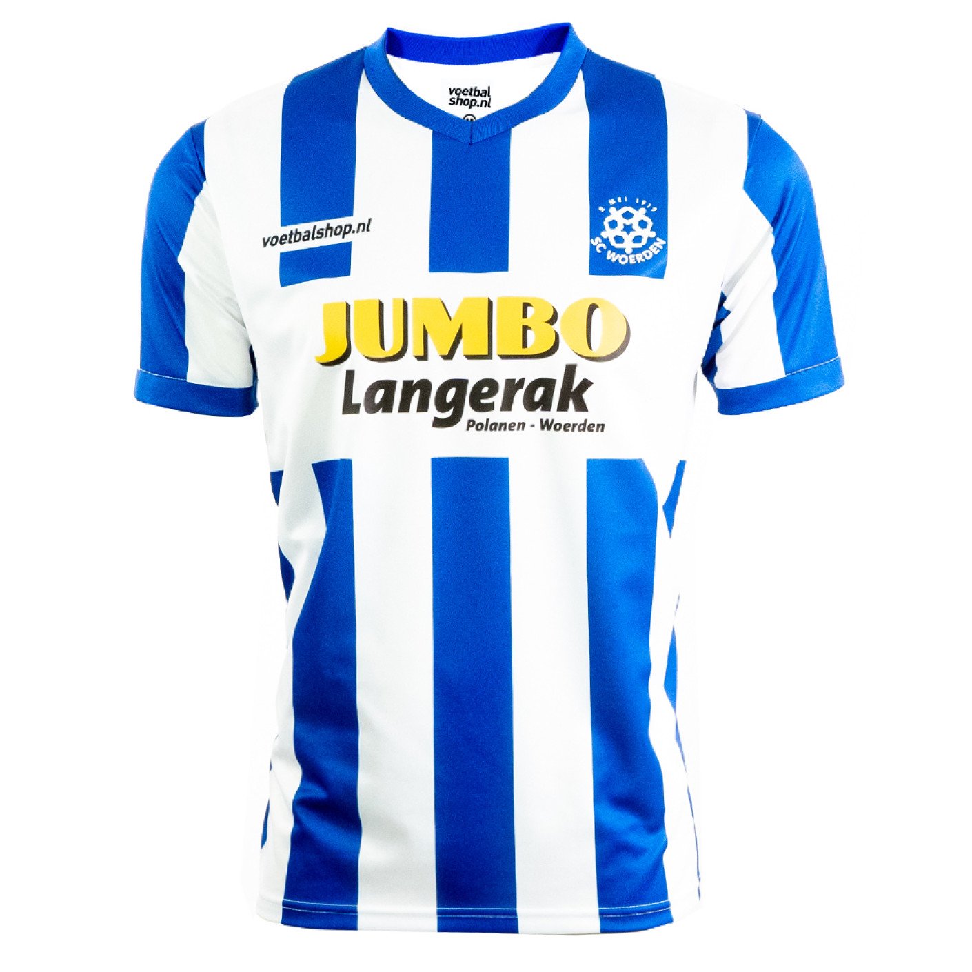 Oppositie Draak Conceit SC Woerden Thuisshirt Junior Blauw Wit - Voetbalshop.be