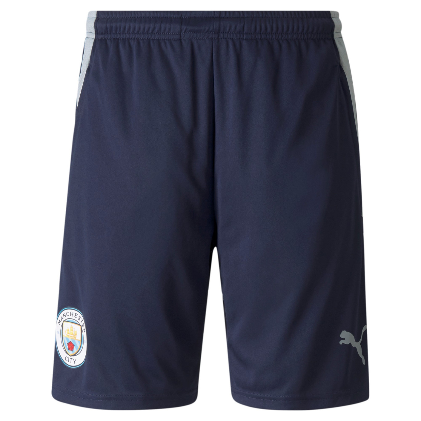 Pantalon Short d'Entraînement PUMA Manchester City 2021-2022 Bleu foncé Noir