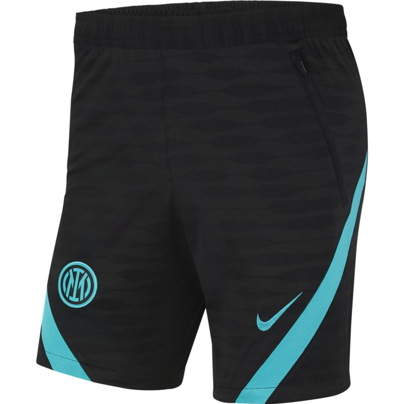 Nike Inter Milan Strike Trainingsbroekje 2021-2022 Zwart Turquoise