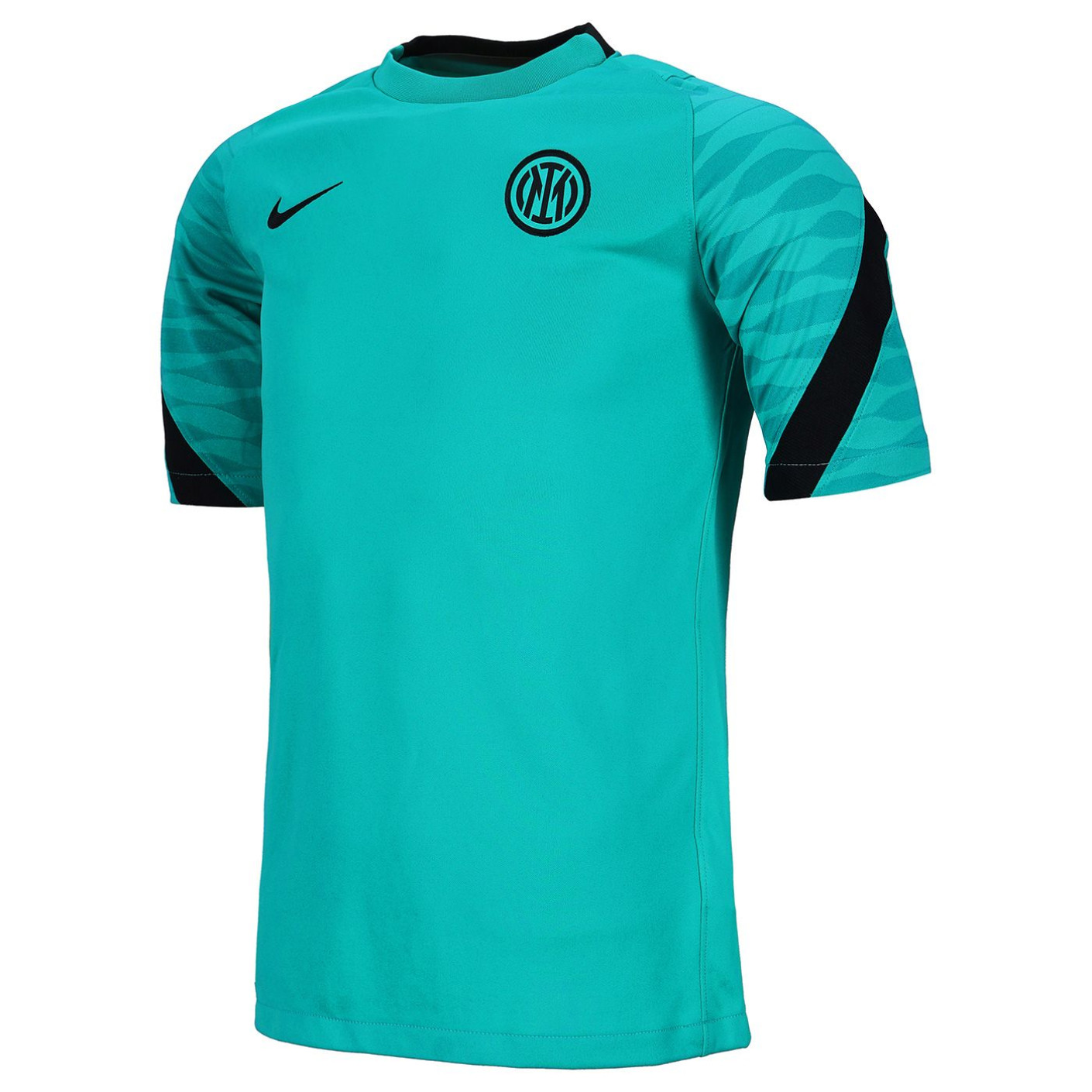 Nike Inter Milan Strike Trainingshirt 2021-2022 Turquoise Zwart