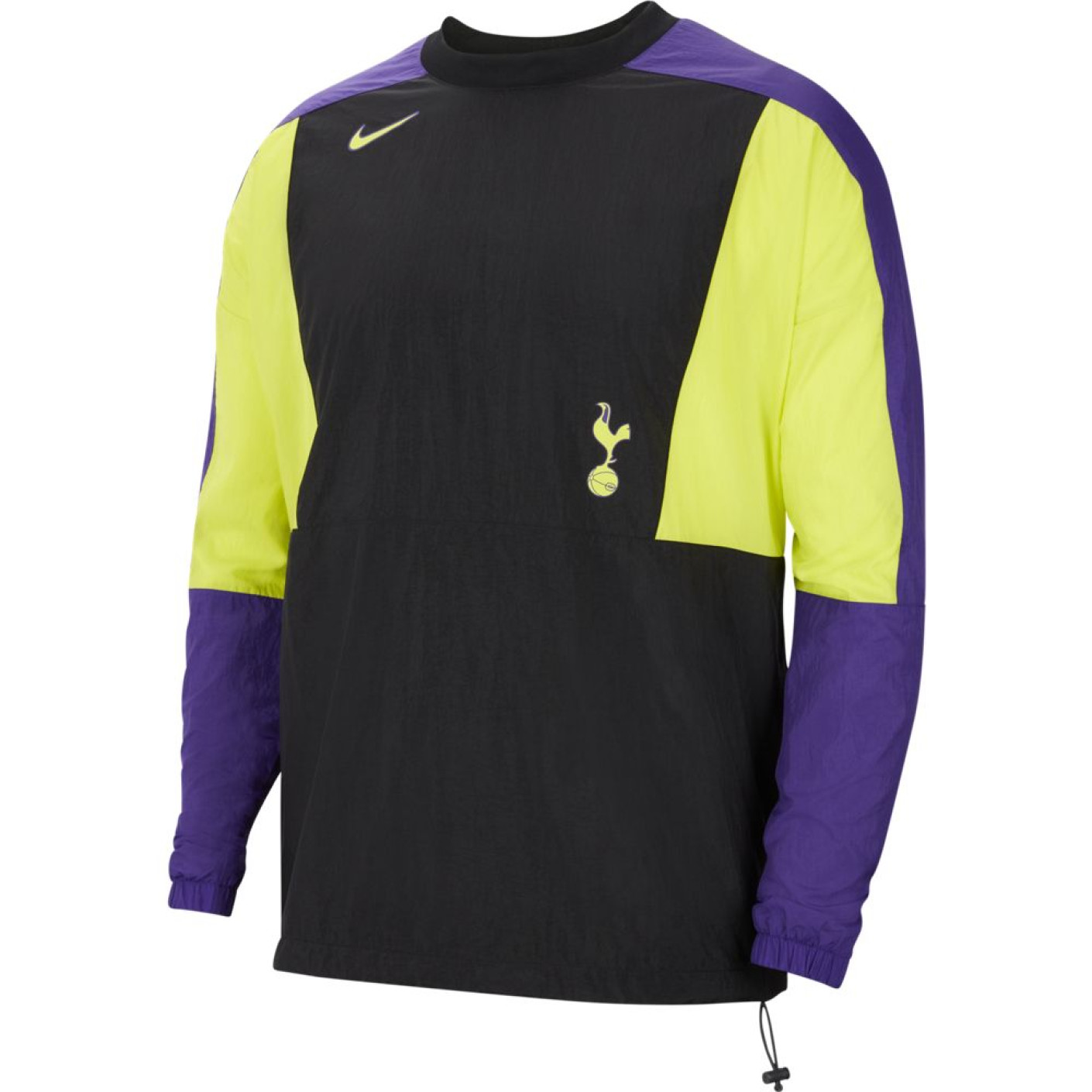 Nike Tottenham Hotspur Crew Woven Jacket 2021-2022 Zwart Paars Felgroen