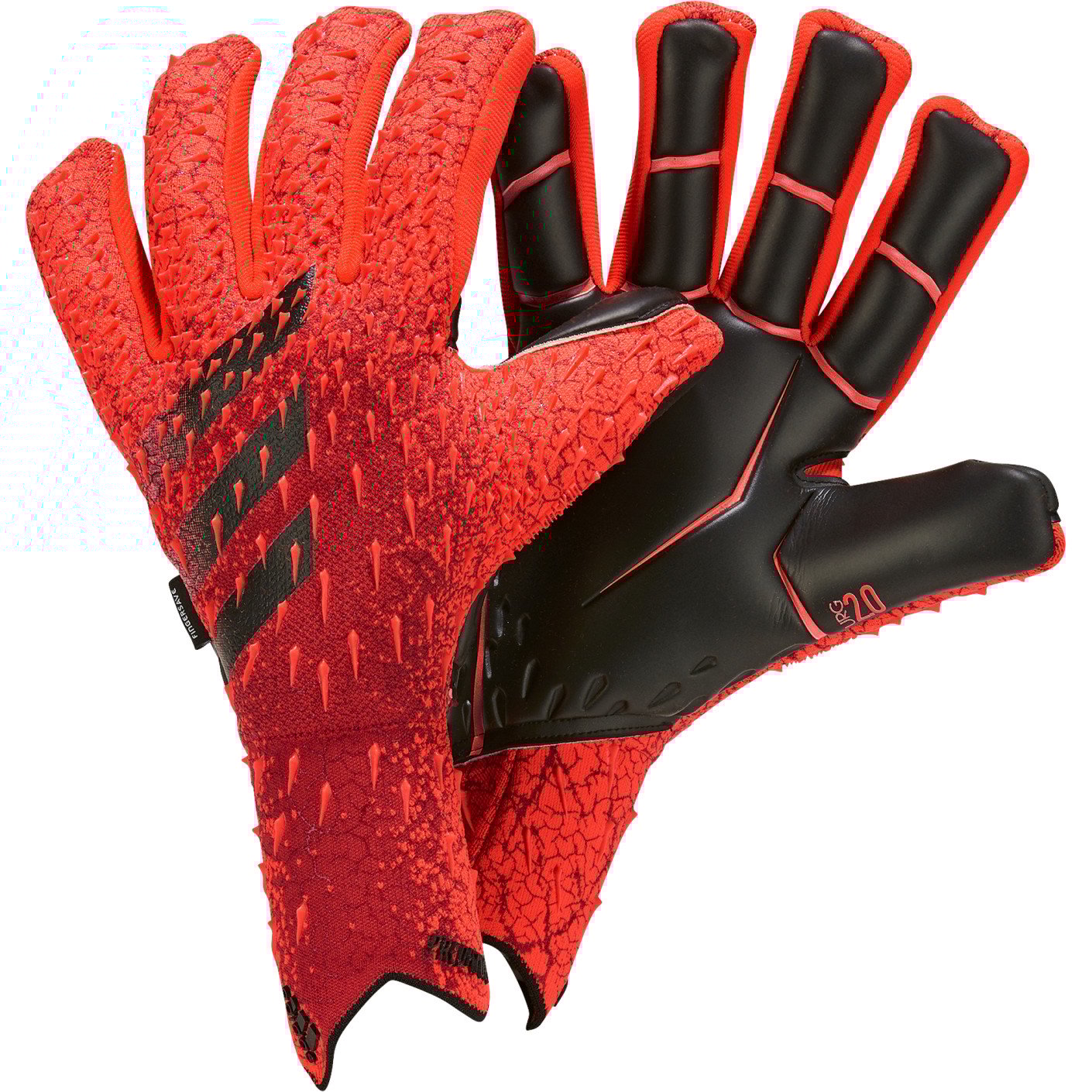 Gants de gardien de but adidas Predator Pro FS Rouge Noir Voetbalshop.be