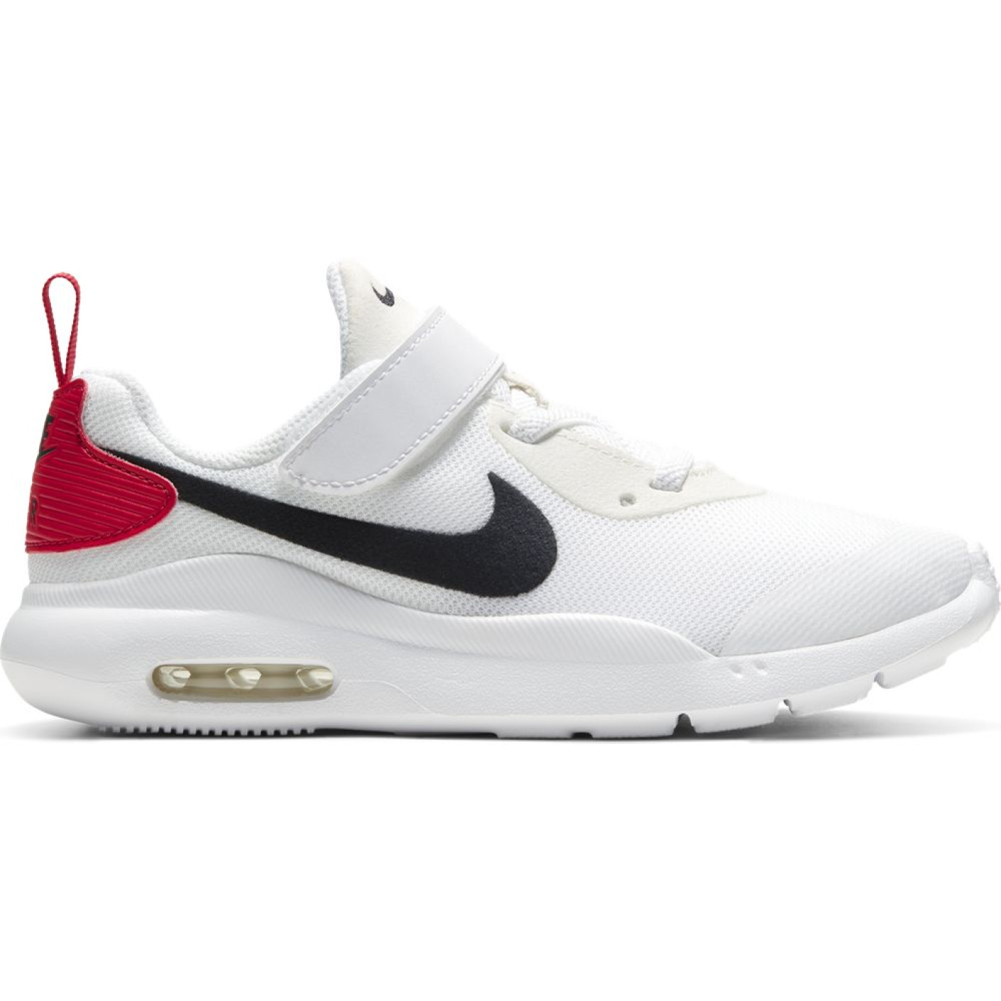 Nike Air Max Oketo Sneakers Klittenband Kids Wit Zwart Rood