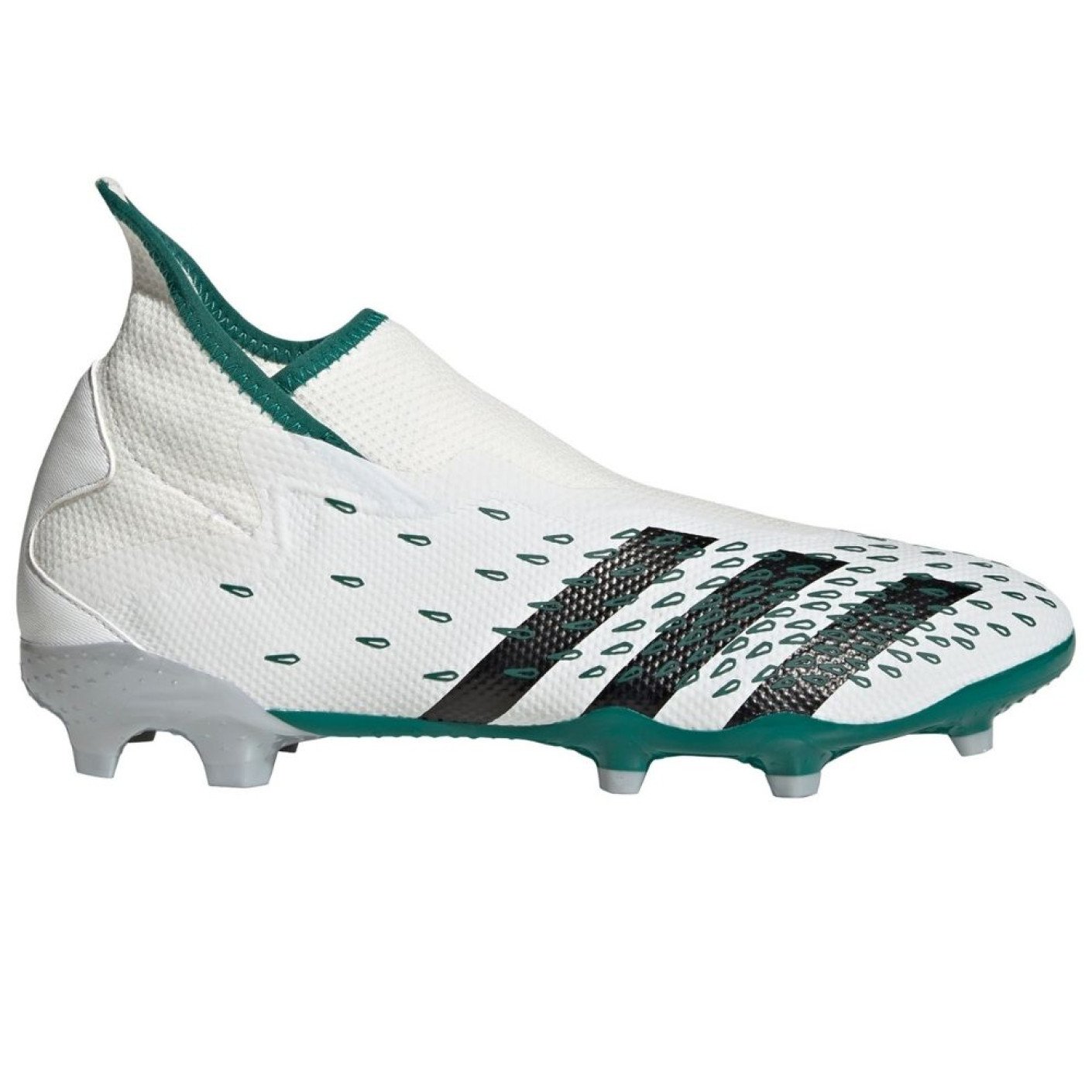 adidas Predator Freak.3 LL Gazon Naturel Chaussures de Foot FG Blanc Noir Vert Voetbalshop.be