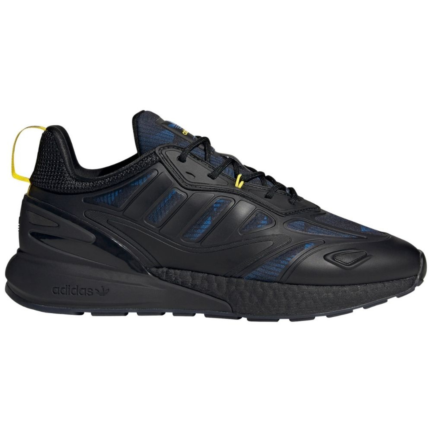 Baskets adidas Manchester United ZX 2K BOOST 2.0 Noir Bleu Jaune