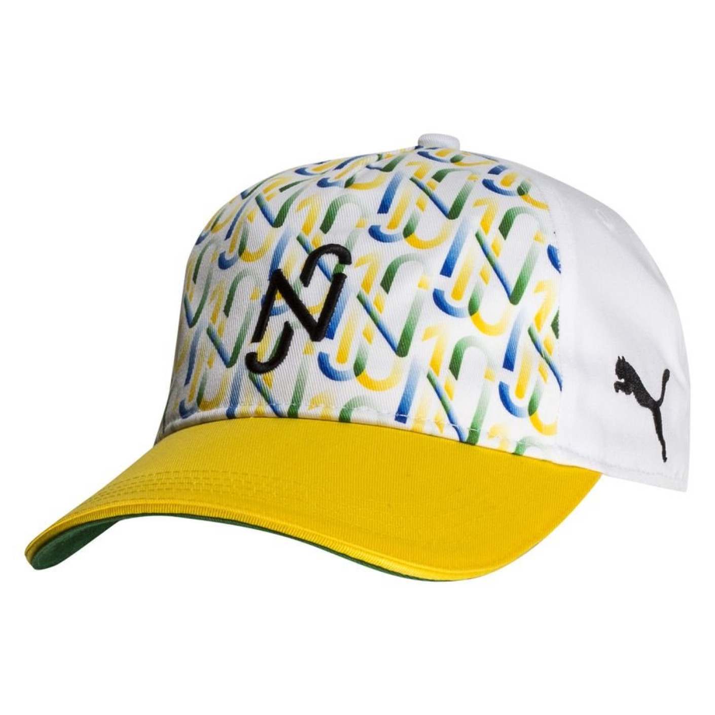 PUMA Neymar Jr Baseball Cap Wit Groen Zwart