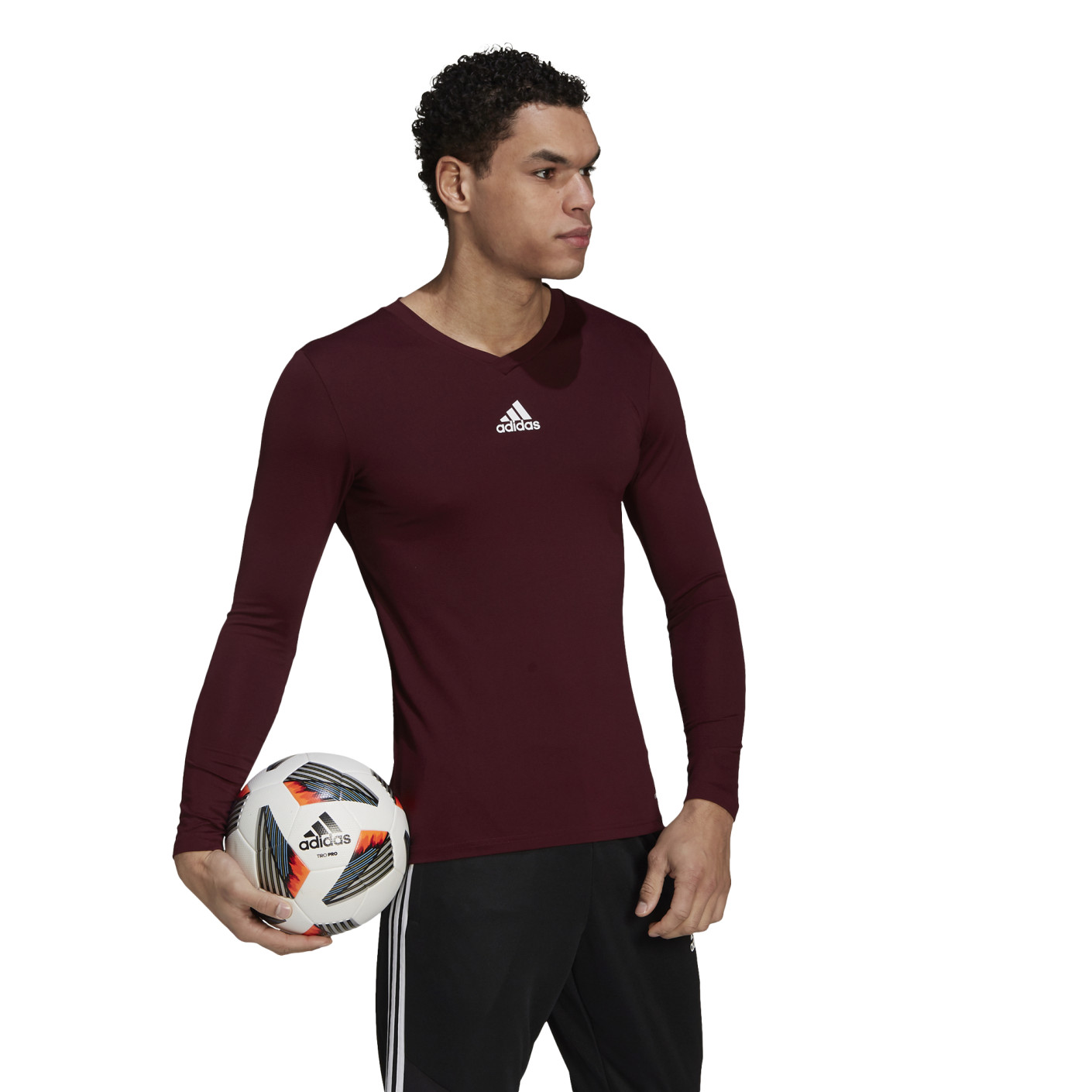 Sous-maillot manches longues adidas Team Base Bordeaux