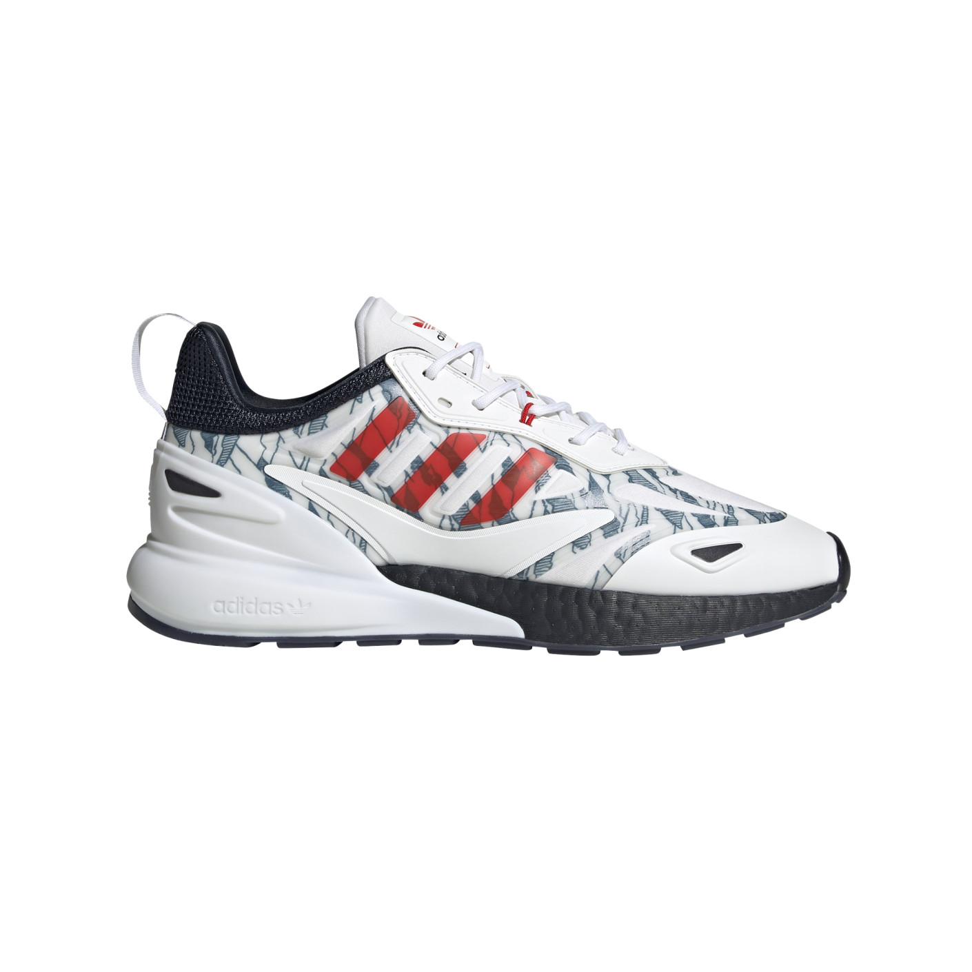 Baskets adidas FC Bayern Munich ZX 2K BOOST 2.0 Blanc Rouge Bleu Voetbalshop.be