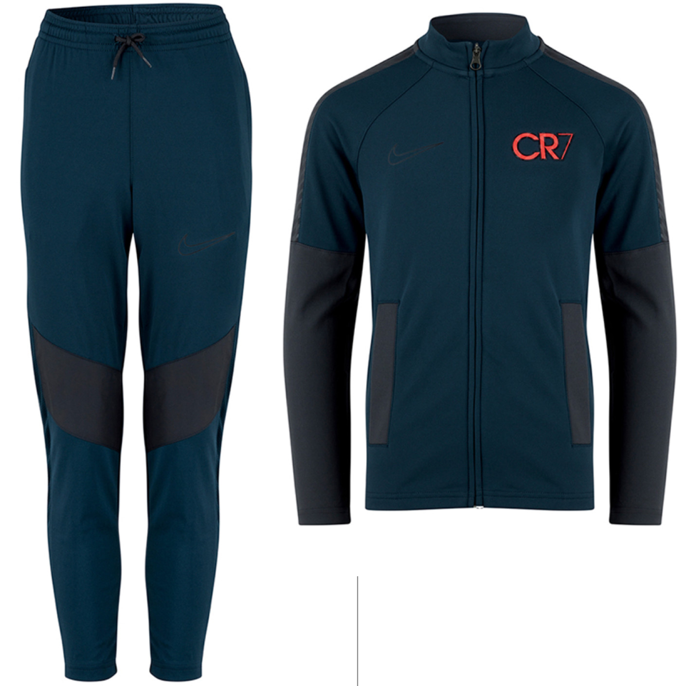 Nike CR7 Trainingspak Kids Donkerblauw Antraciet Roze