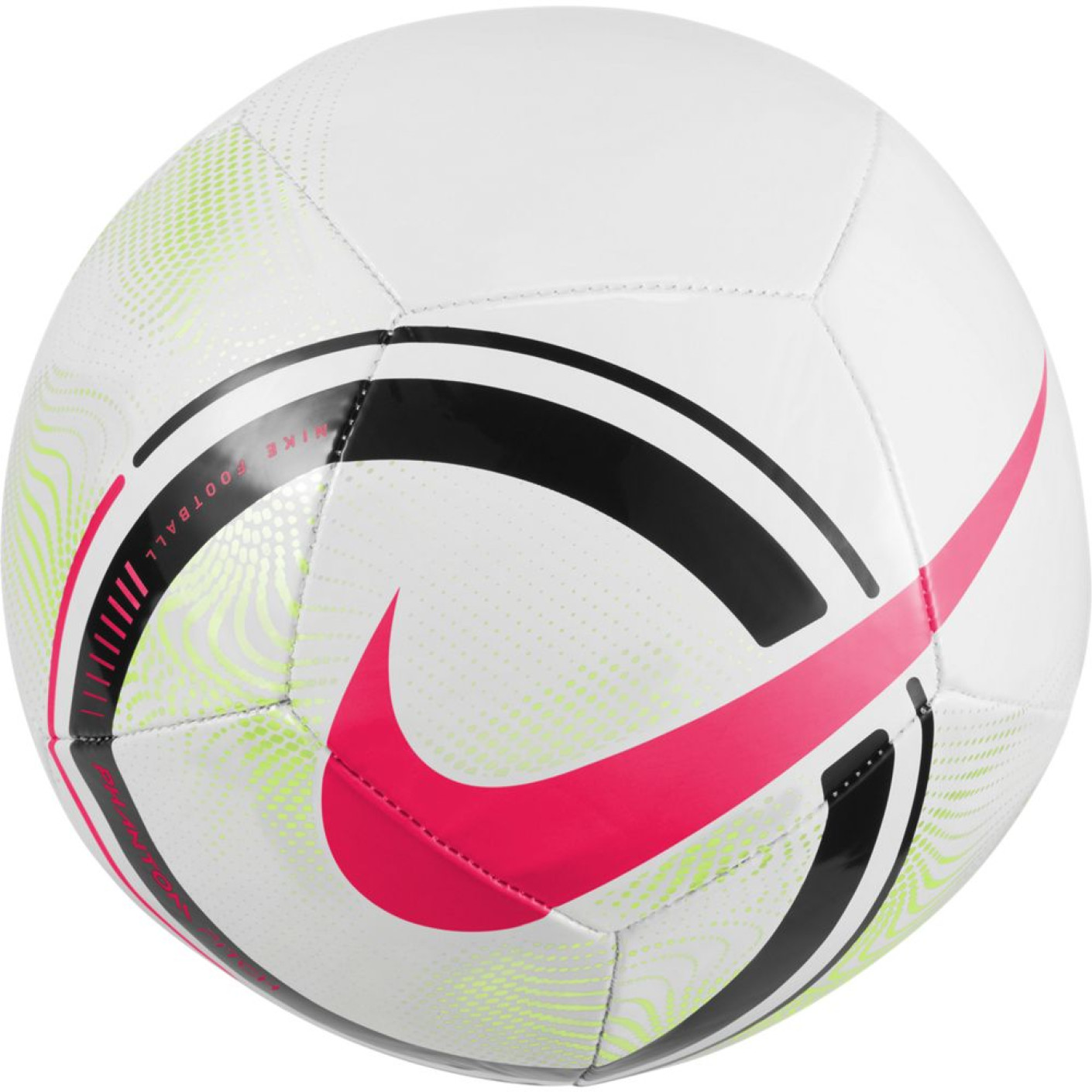 Nike Phantom Ballon Football Taille 5 Blanc Jaune Rose