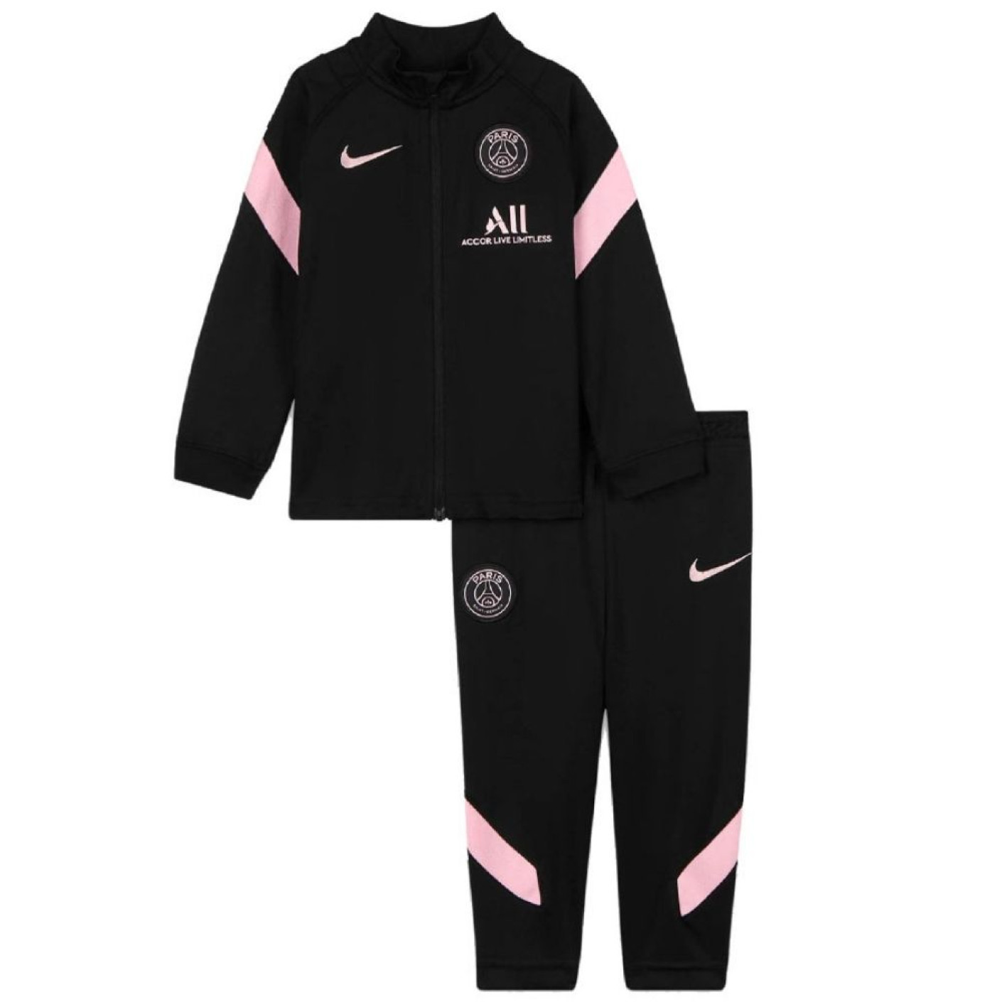 Nike Paris Saint Germain Strike Survêtement 2021-2022 Tout-petits Noir Rose