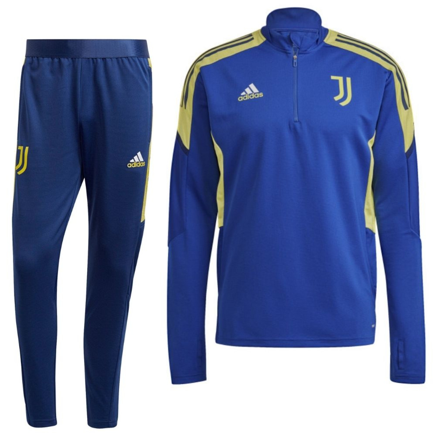 adidas Juventus Drill Trainingspak Europees 2021-2022 Blauw