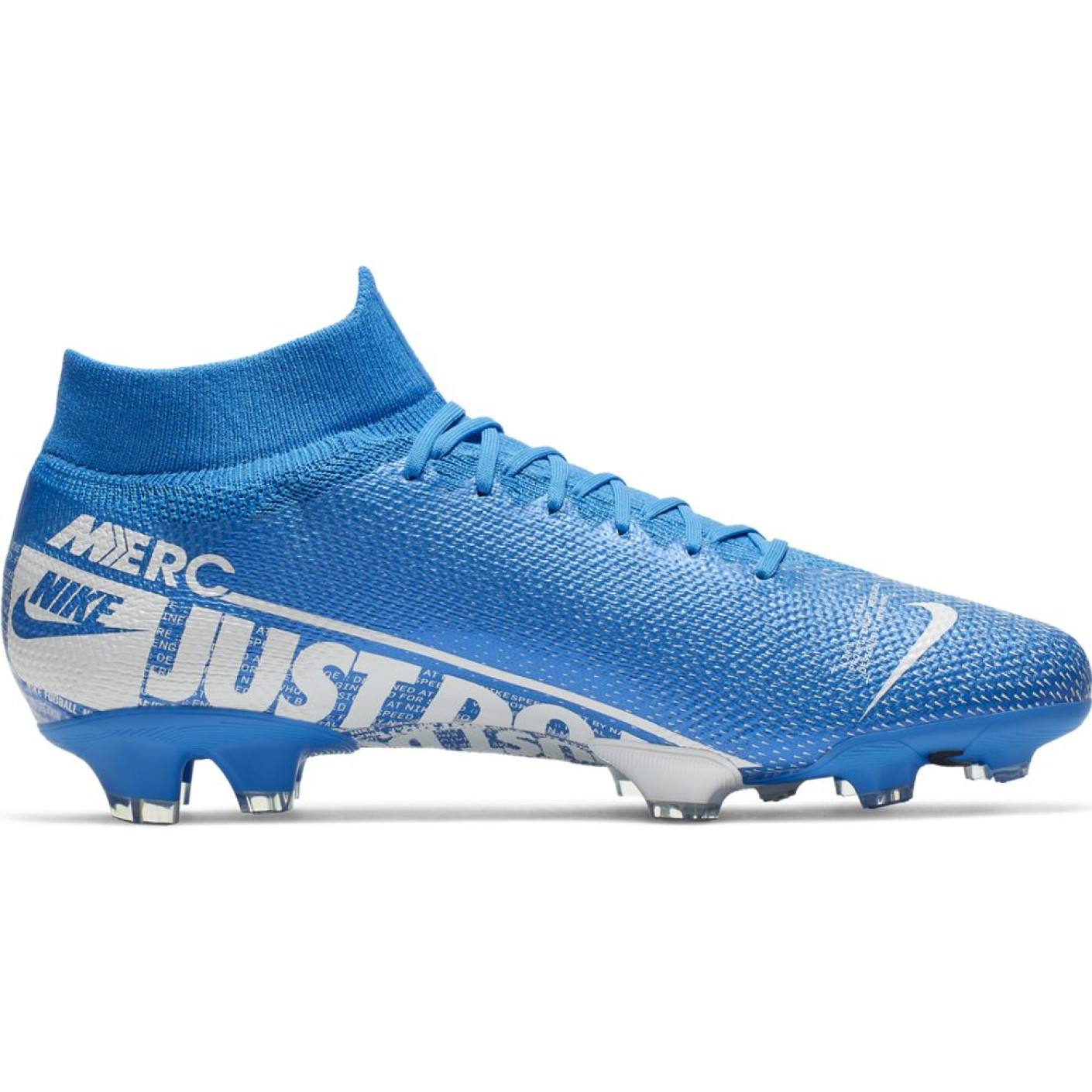 Nike Mercurial Superfly 7 PRO Gras Voetbalschoenen (FG) Blauw Wit Blauw