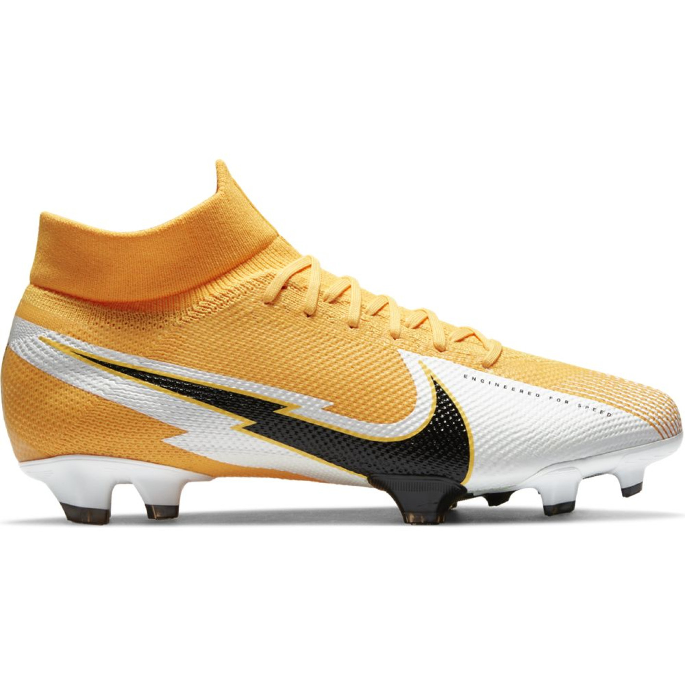 Nike Mercurial SUPERFLY 7 PRO GRAS VOETBALSCHOENEN (FG) Fel Oranje Zwart