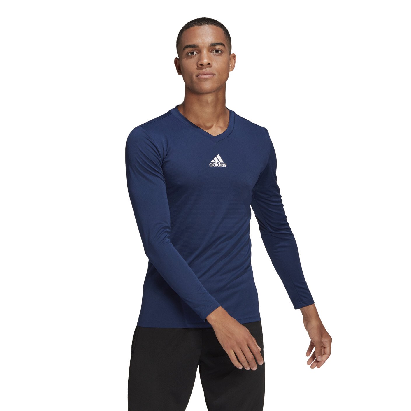 adidas Team Sous-Maillot Manches Longues Bleu Foncé