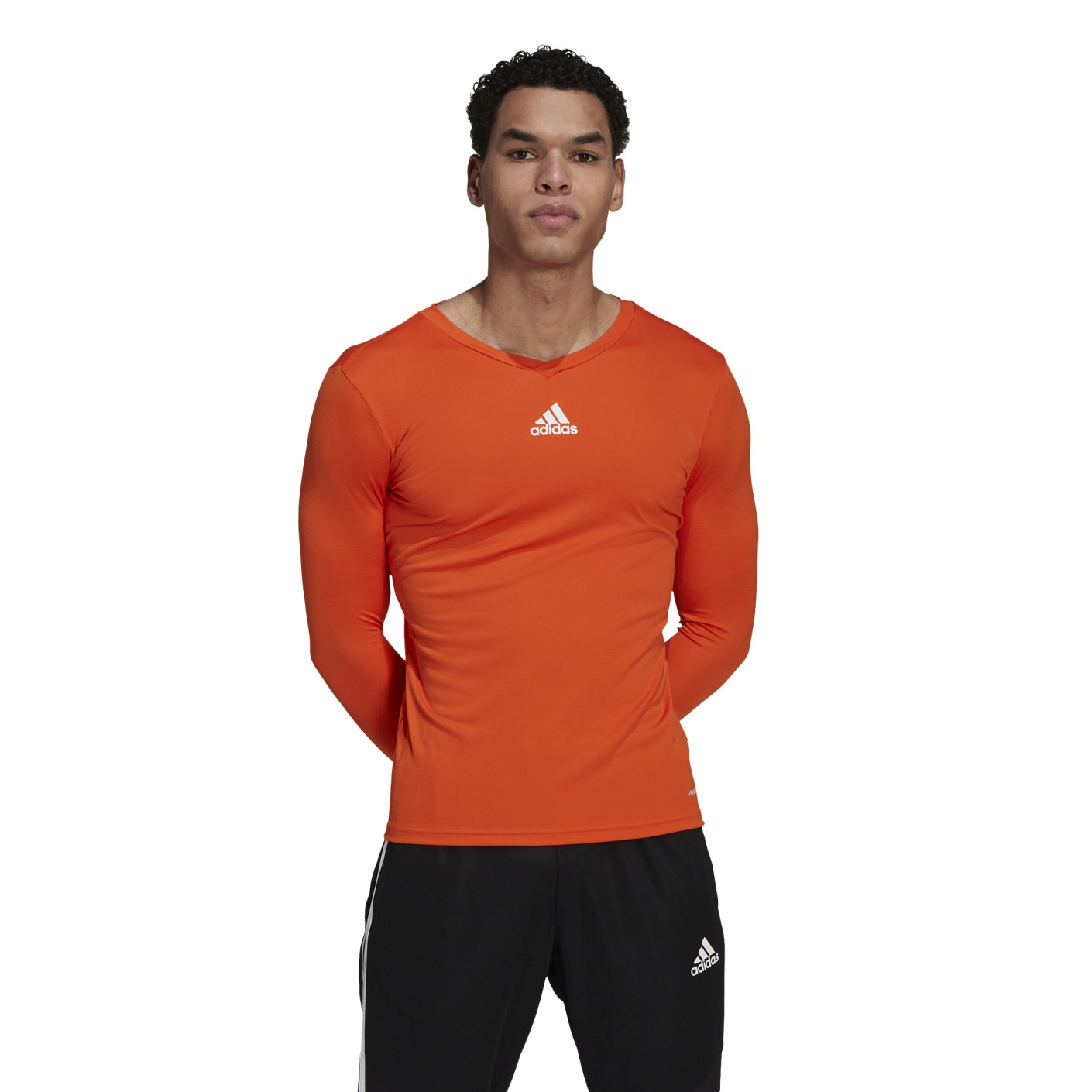 adidas Team Ondershirt Lange Mouwen Oranje