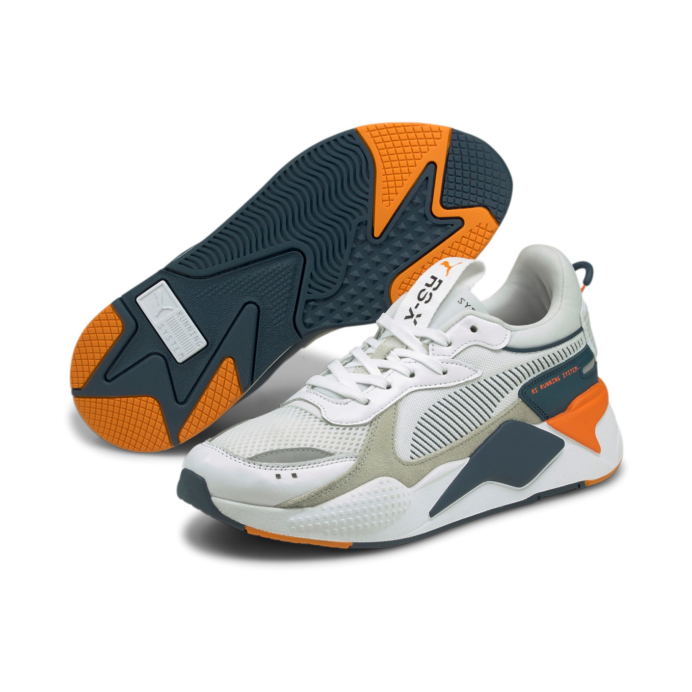 PUMA RS-X Reinvention Sneakers Wit Blauw