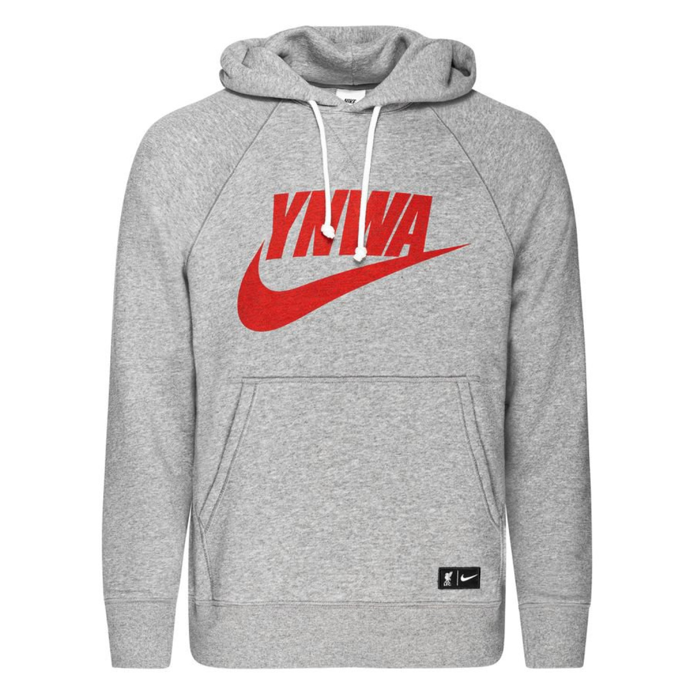 Nike Liverpool Heritage Hoodie 2021-2022 Donkergrijs Rood