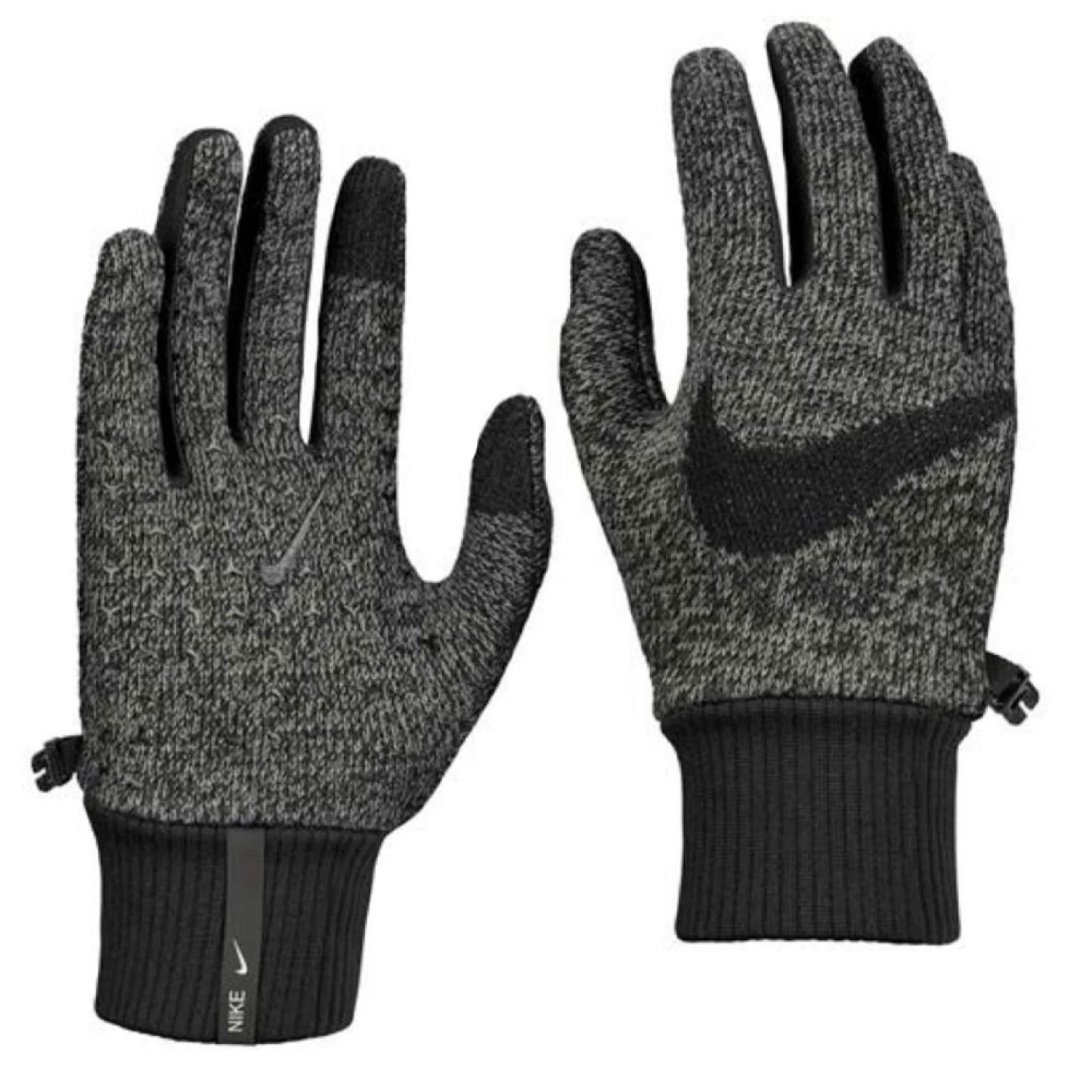 Nike Hyperstorm Knit Gants de Gardien de But Gris Chiné Noir