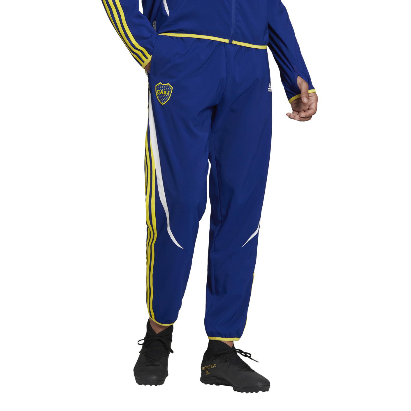 Pantalon d'entraînement Adidas Boca Juniors Woven bleu 2021-2022