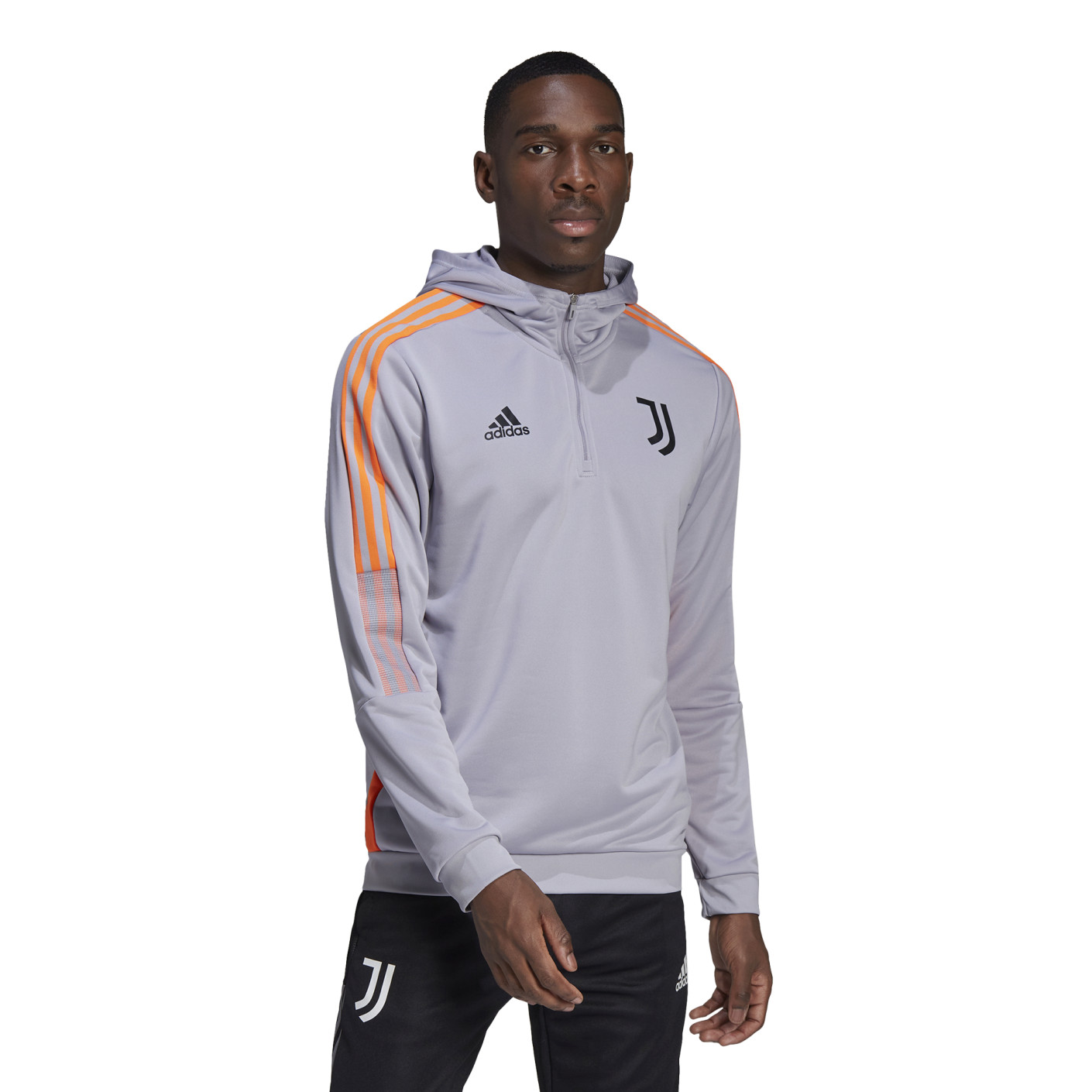 adidas Juventus Track Hoodie 2021-2022 Grijs Oranje