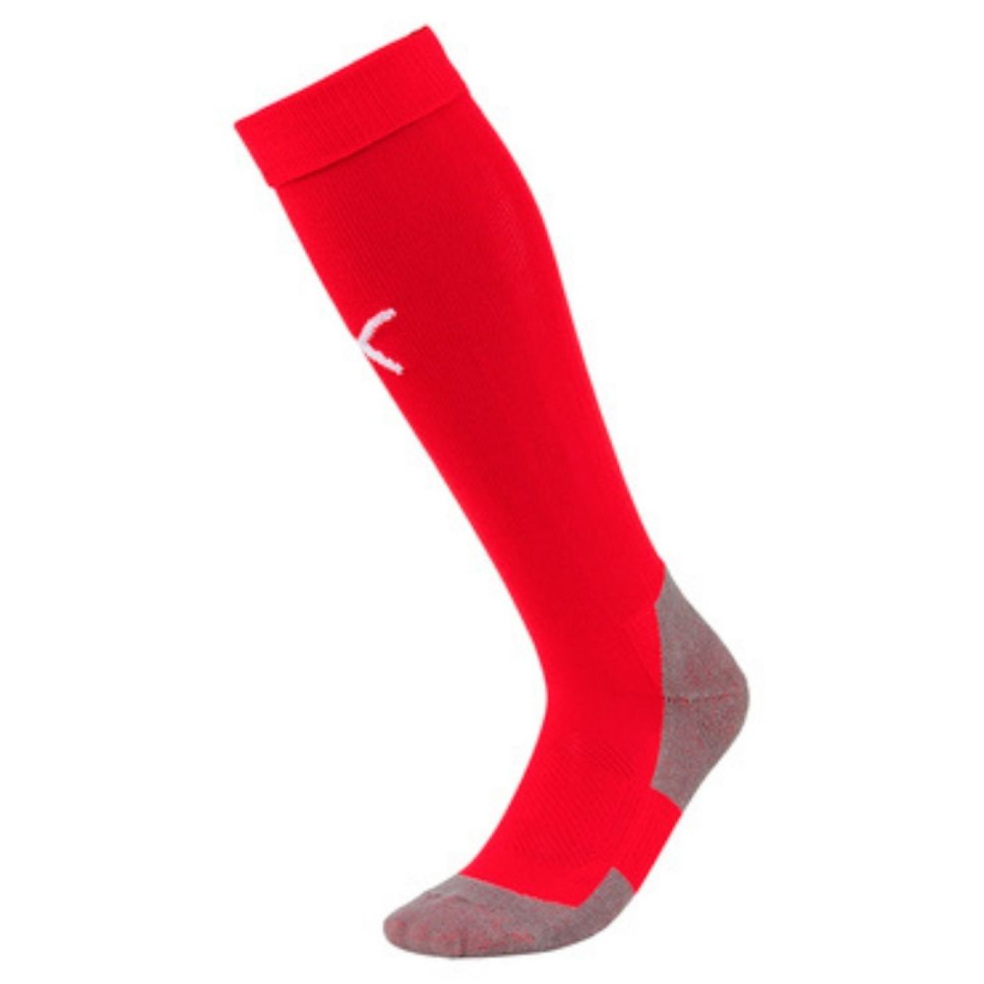 PUMA teamLIGA Core Chaussettes de Football Rouge