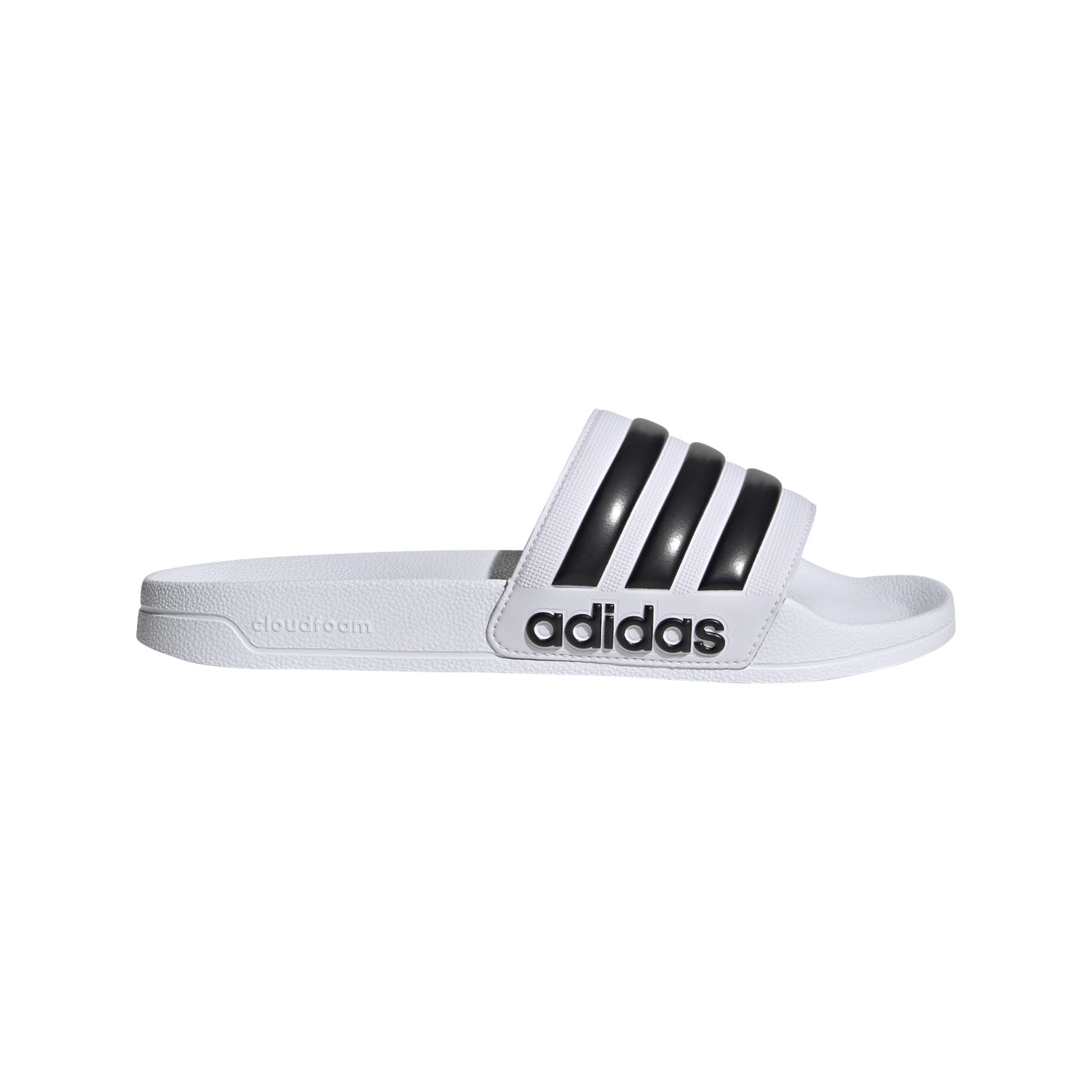 adidas Adilette Claquettes Football Blanc Noir