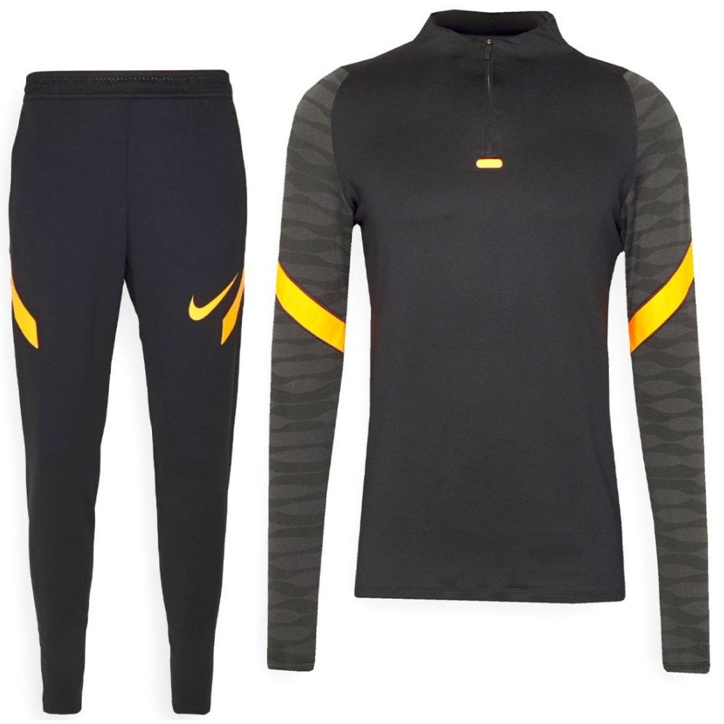 Ensemble nike noir et orange best sale