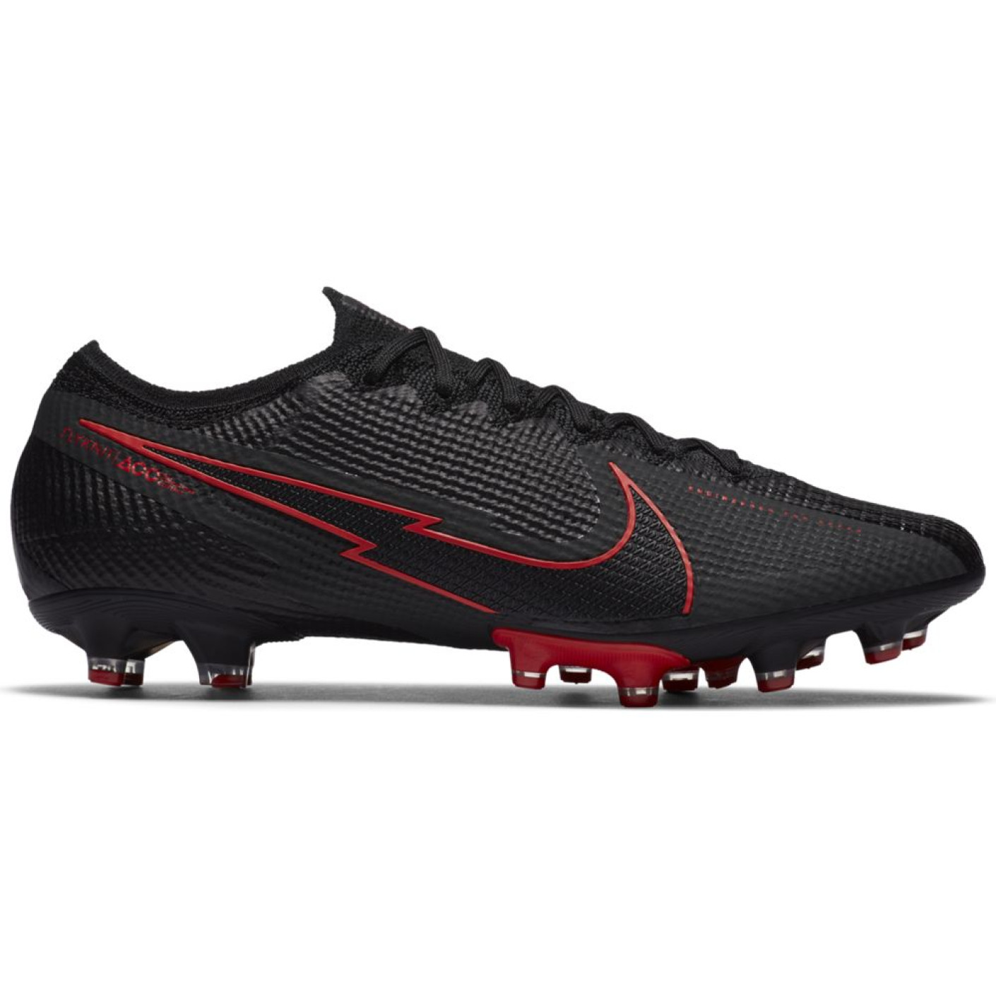 Nike Mercurial Vapor 13 ELITE Kunstgras Voetbalschoenen (AG) Zwart Rood