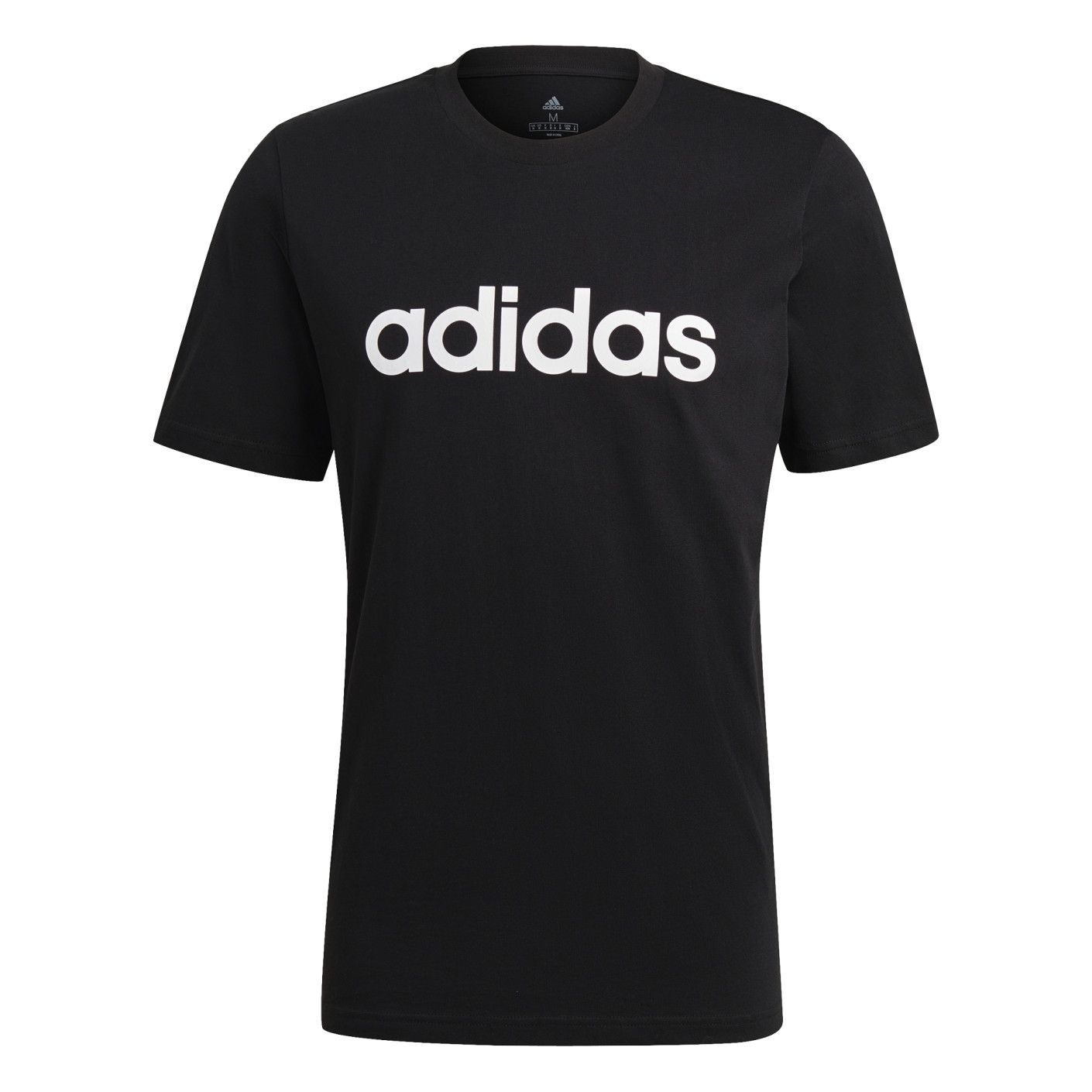 adidas Essentials T-Shirt Logo Zwart Wit