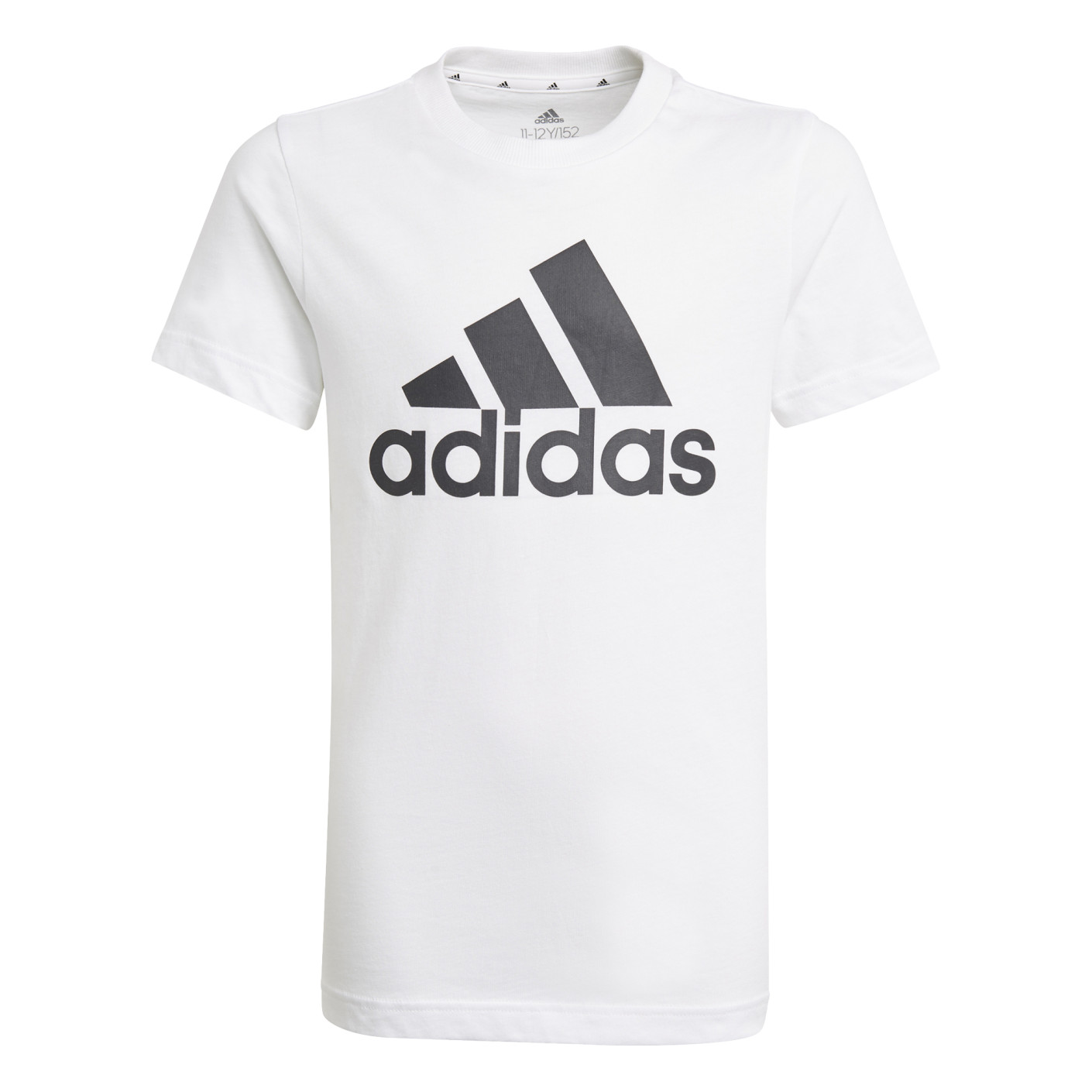adidas Essentials T-Shirt Big Logo Enfants Blanc Noir