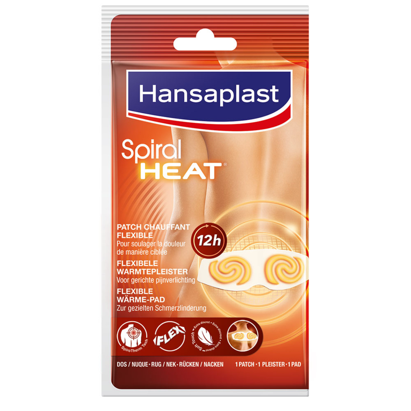 Hansaplast Spiral Heat Back/Nek 1 pièce