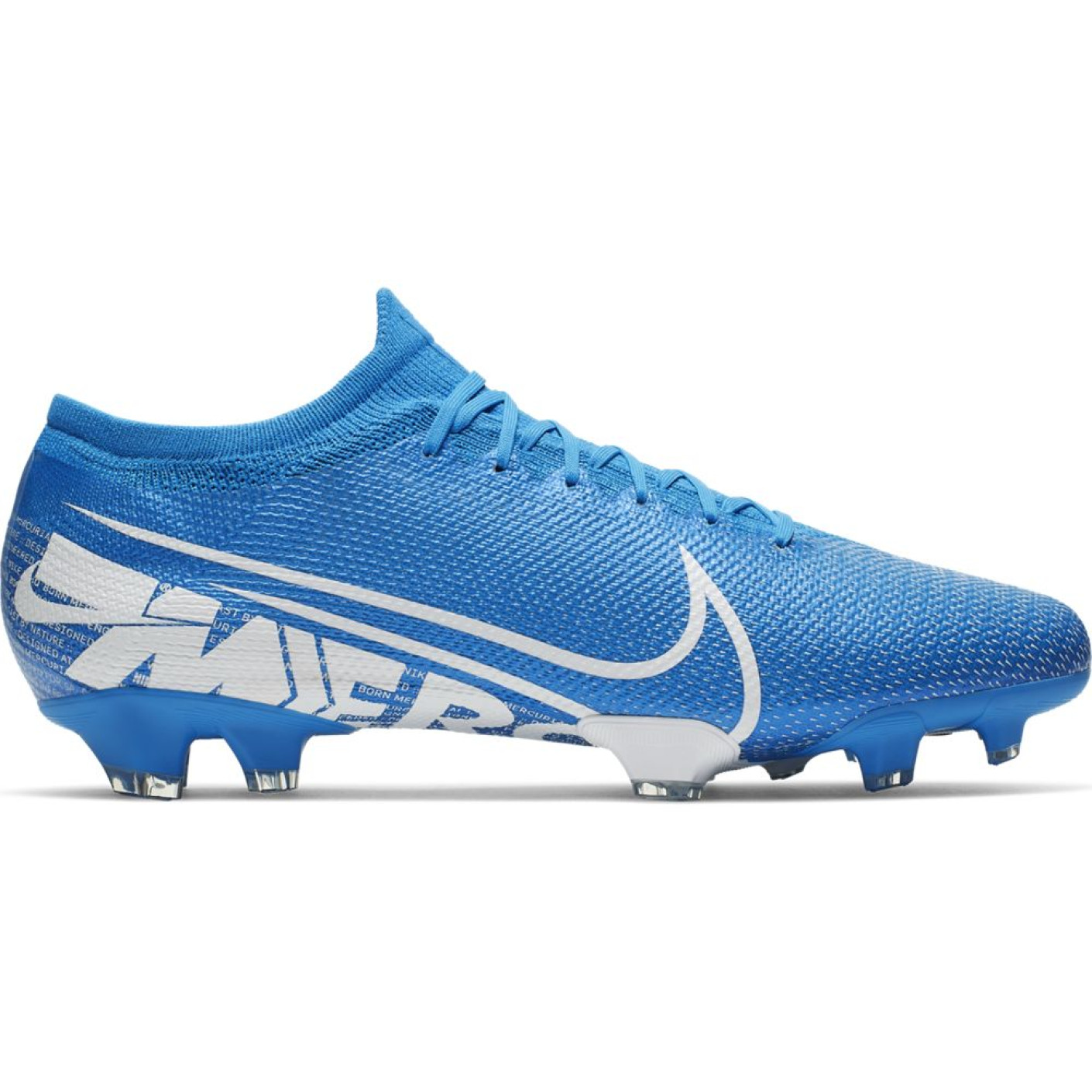 Nike Mercurial Vapor 13 PRO Gras Voetbalschoenen (FG) Blauw Wit Blauw