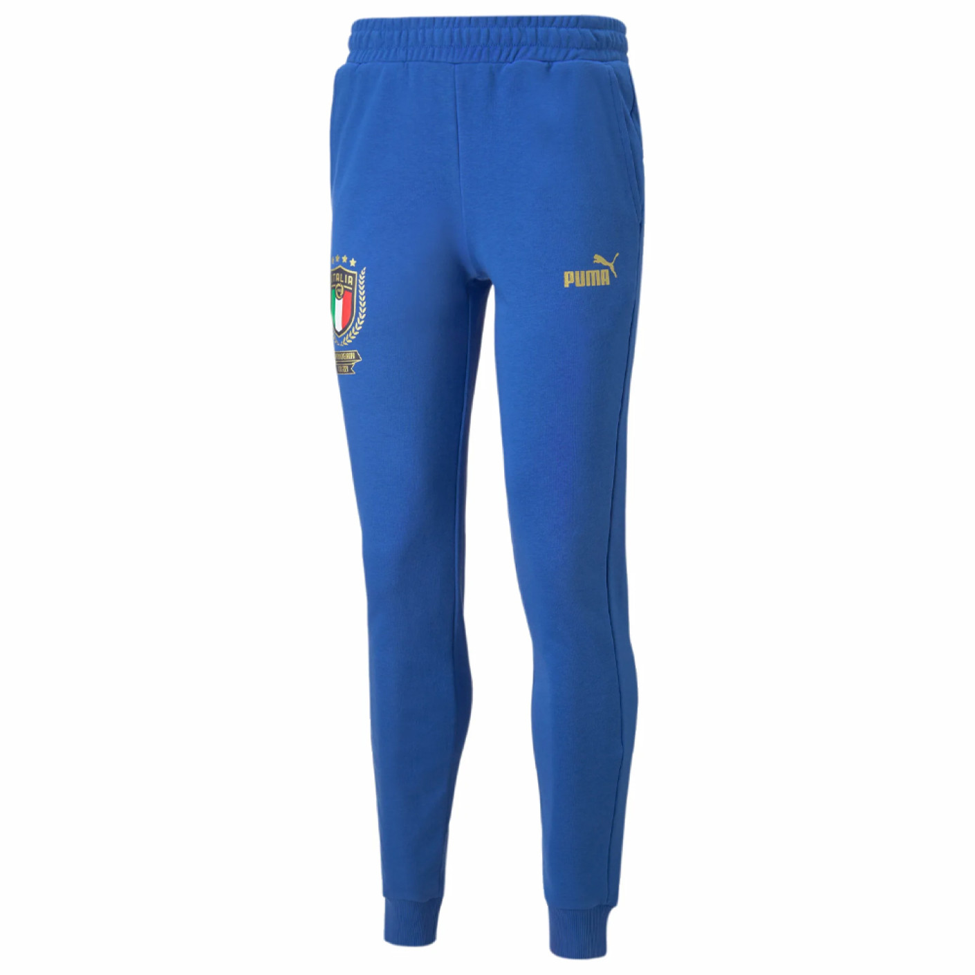 PUMA Italië Winner Trainingsbroek Blauw Goud