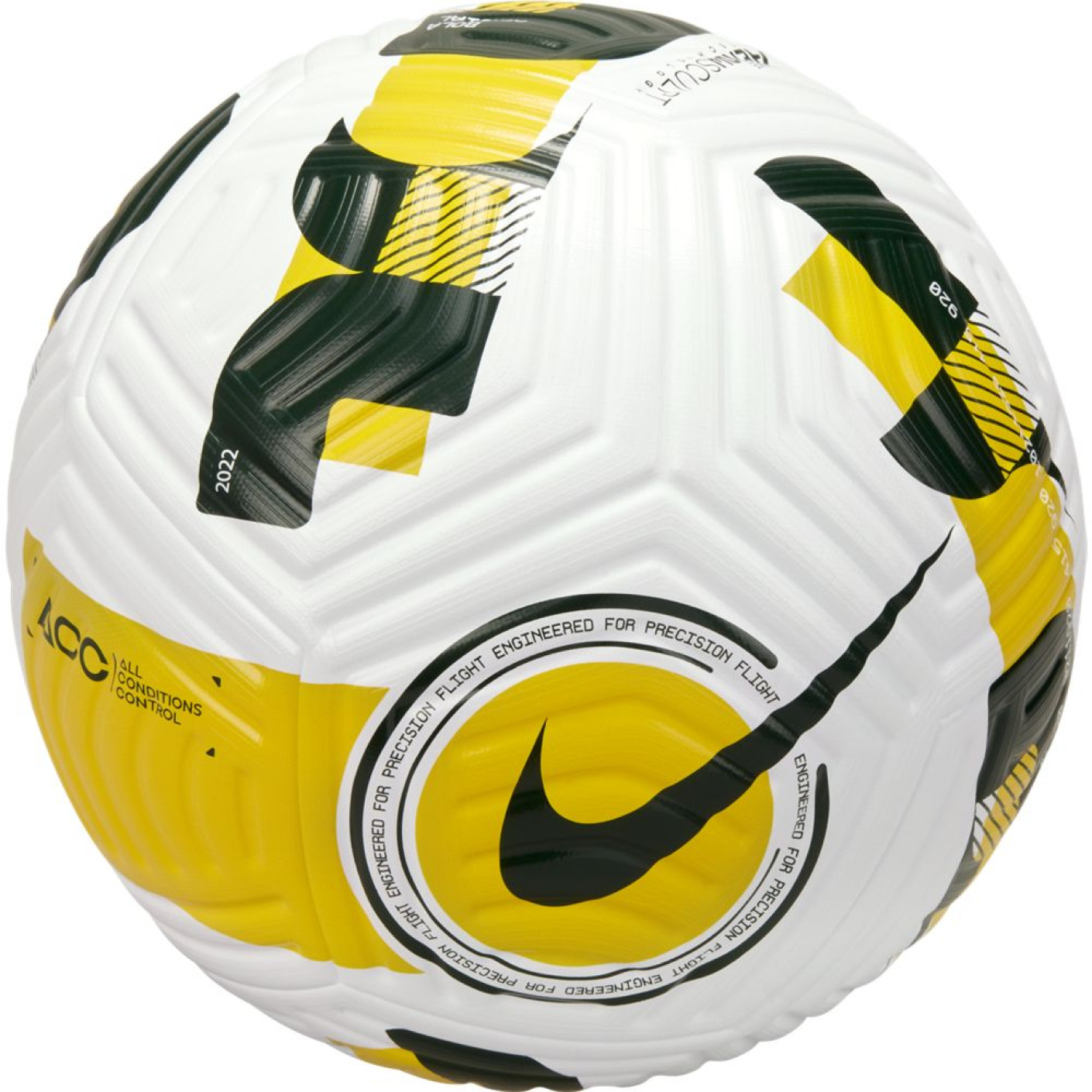Nike Brésil Flight Ballon de Foot Taille 5 Blanc Jaune Vert 