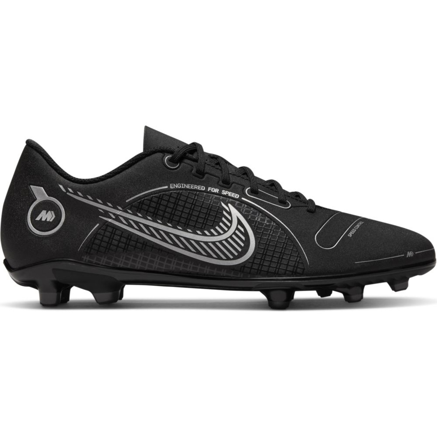 Nike Mercurial Vapor 14 Club Gazon Naturel Gazon Artificiel Chaussures de Foot (MG) Noir Gris Foncé