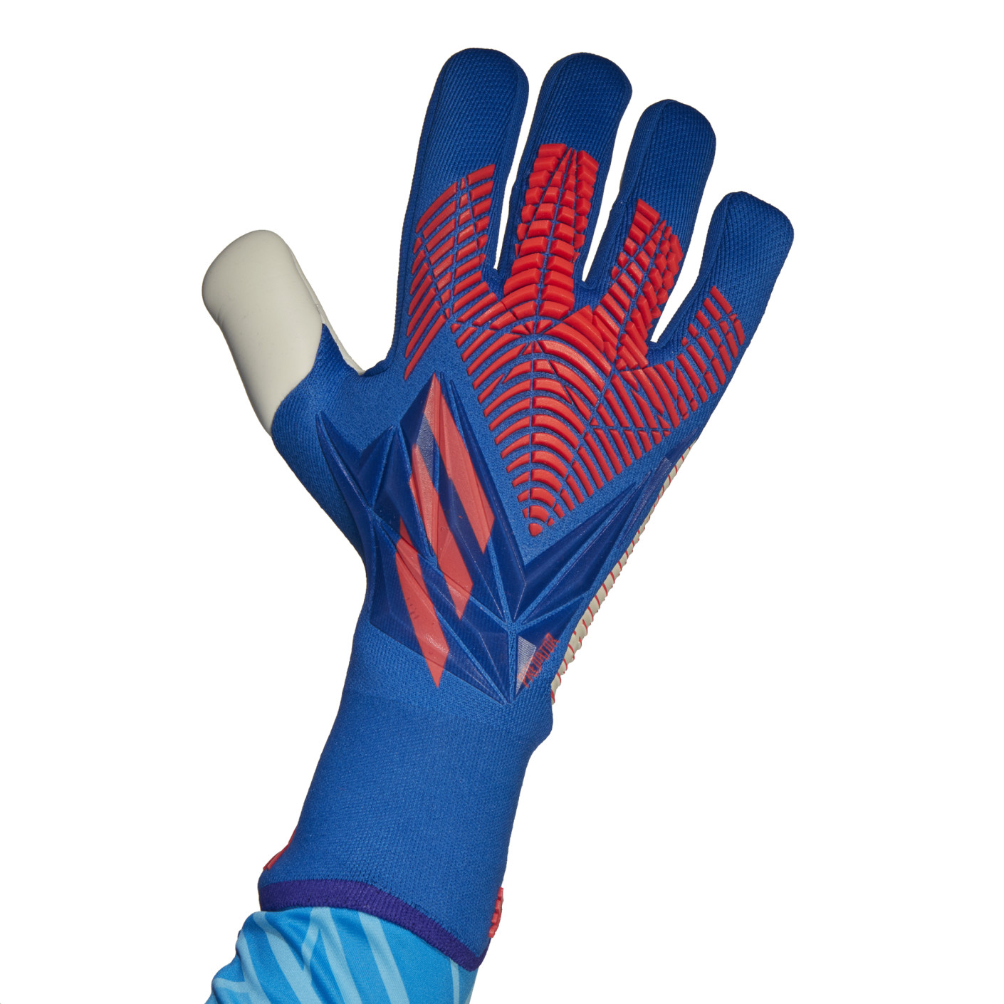 Gants de gardien de but adidas Predator Pro Bleu Rouge Blanc