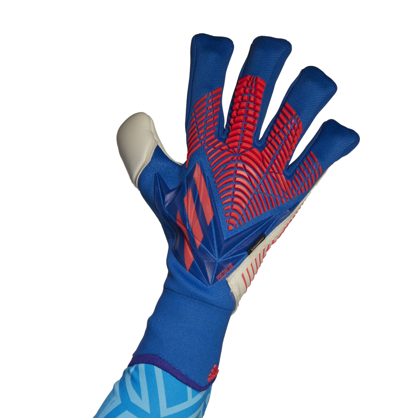 adidas Predator Gants Gardien de But Pro Fingersave Bleu Rouge Blanc