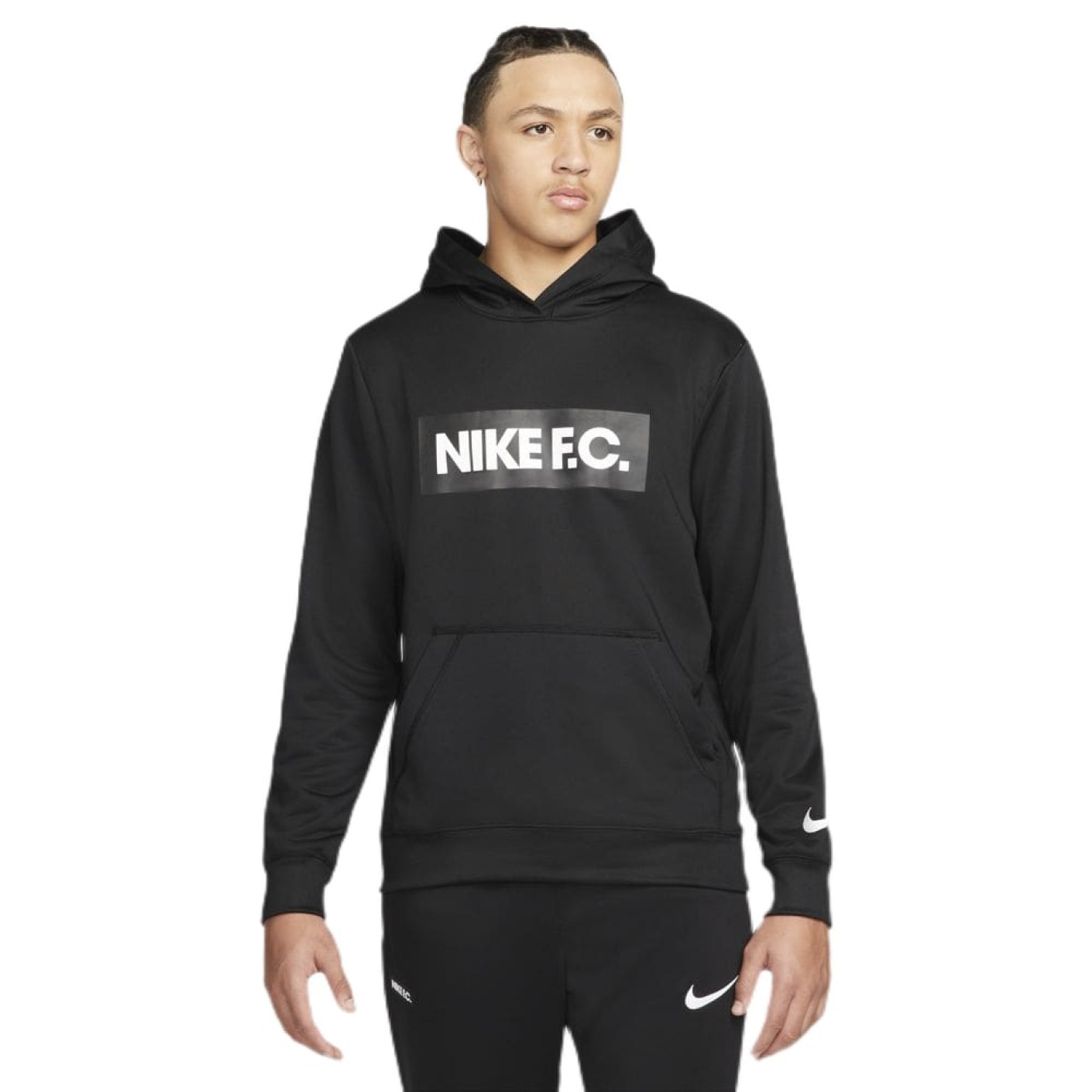 Nike F.C. Libero Hoodie Zwart Wit