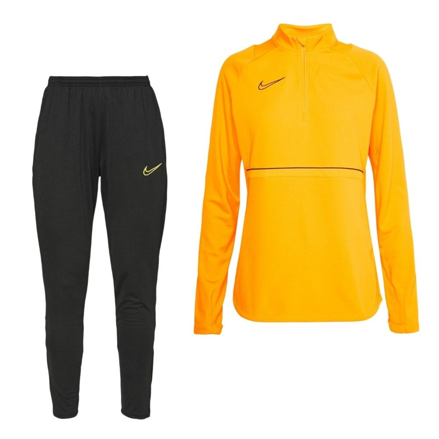 Survetement nike orange et noir cheap