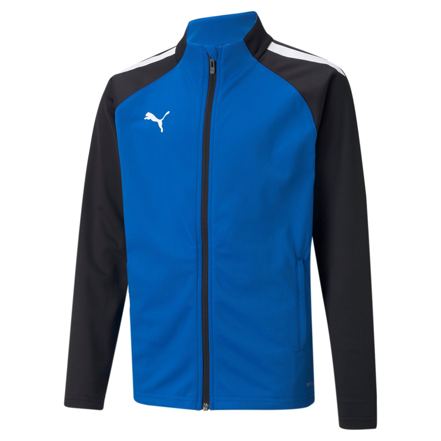 PUMA teamLIGA Trainingsjack Kids Blauw Zwart