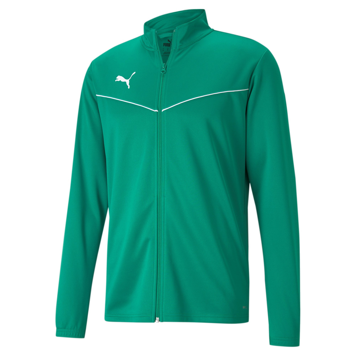 PUMA teamRISE Veste d'Entraînement Vert Blanc