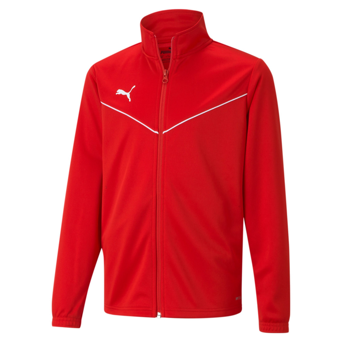 PUMA teamRISE Veste d'Entraînement Enfants Rouge Blanc