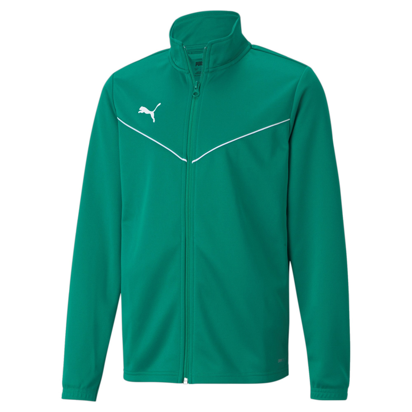 PUMA teamRISE Veste d'Entraînement Enfants Vert Blanc