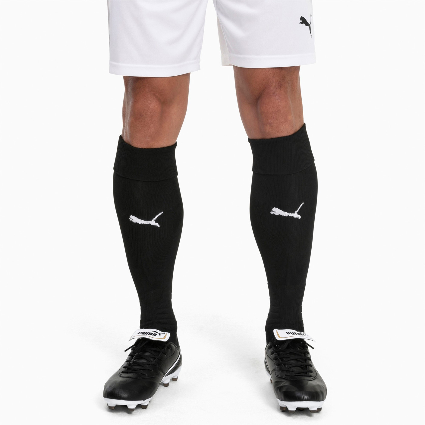 PUMA teamLIGA Chaussettes Football Noir Blanc