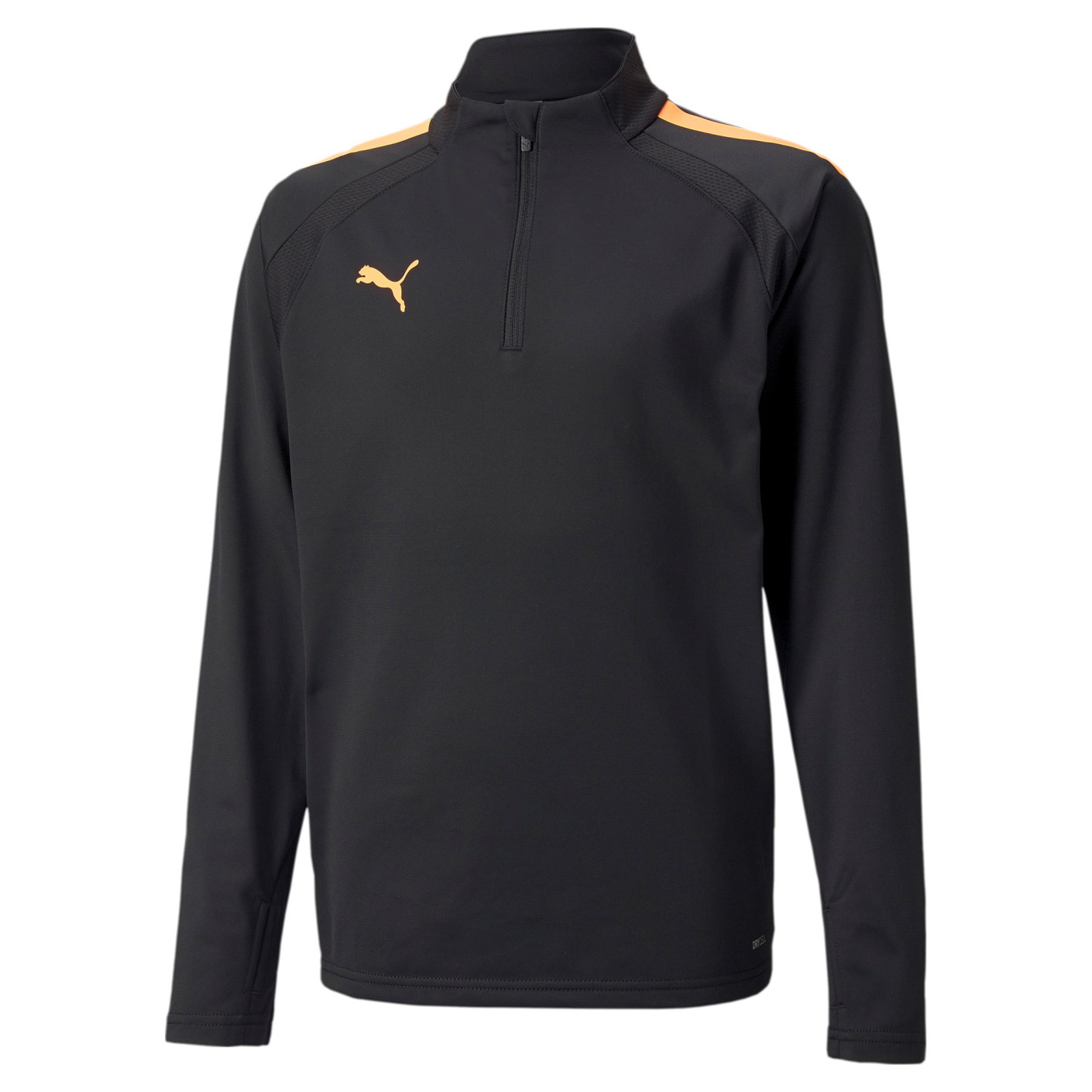 PUMA teamLiga 1/4-Zip Haut d'Entraînement Enfants Noir Orange