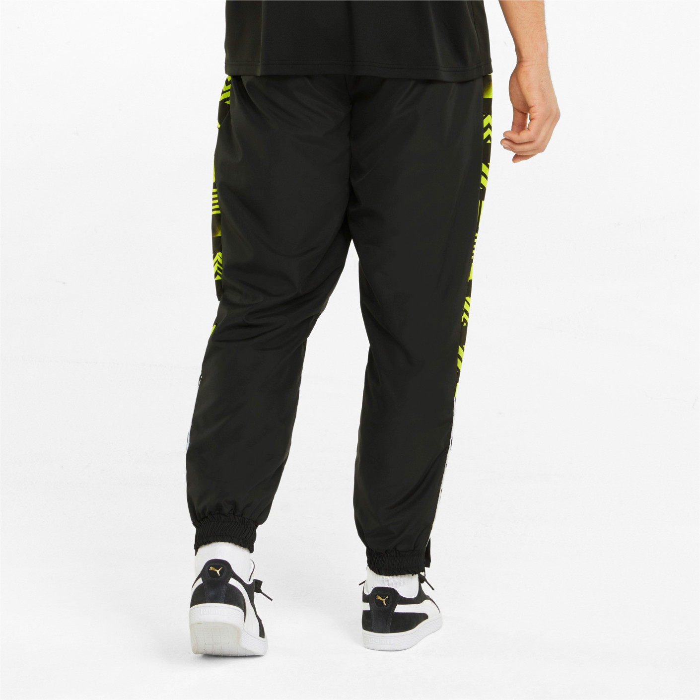 Pantalon de jogging PUMA Borussia Dortmund FTBLHeritage Track noir jaune Voetbalshop.be