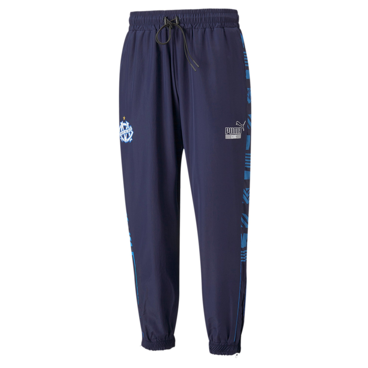 Pantalon d'entraînement PUMA Olympique Marseille FTBLHeritage Track bleu foncé