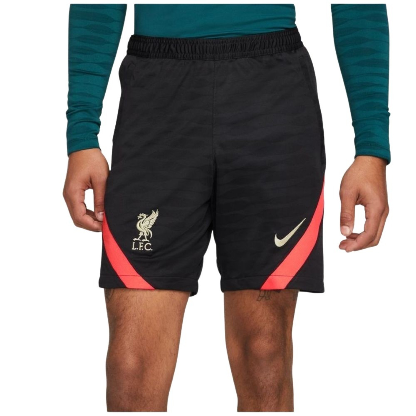 Nike Liverpool Strike Short d'Entraînement 2021-2022 Noir Rouge